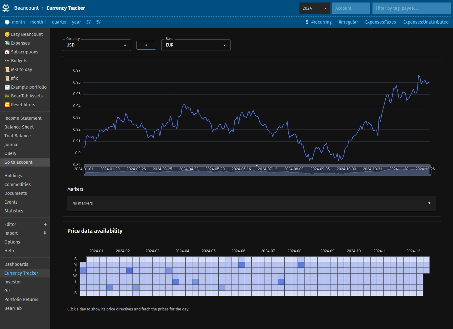 Currency Tracker (dark, e2e)