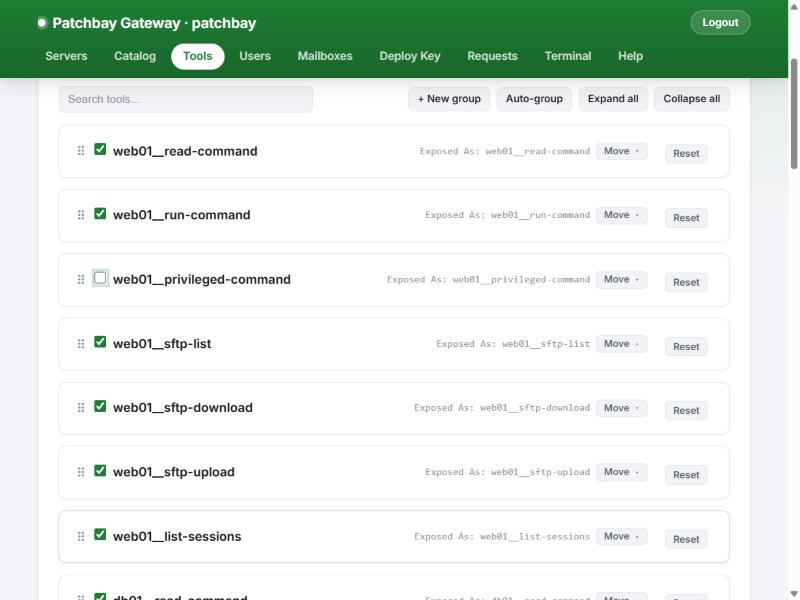 Tools list