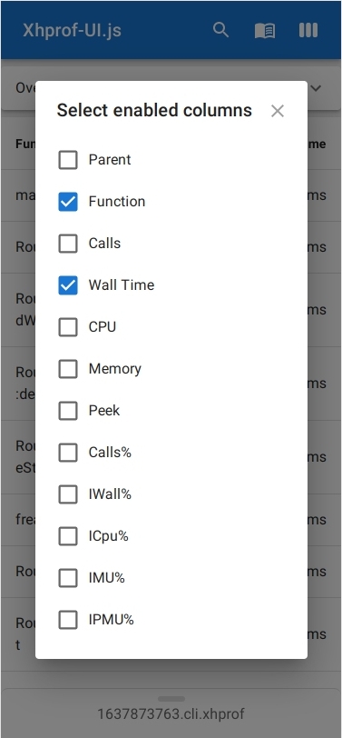 Columns Mobile