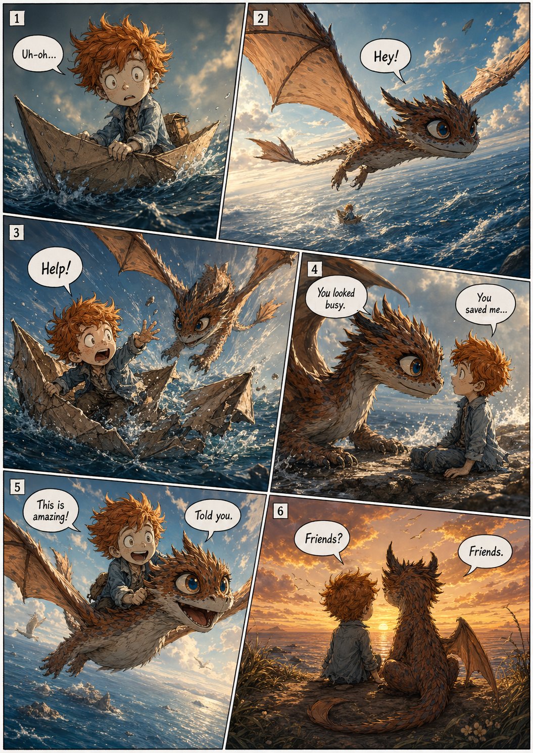 Comic page generated by GPT Image 2