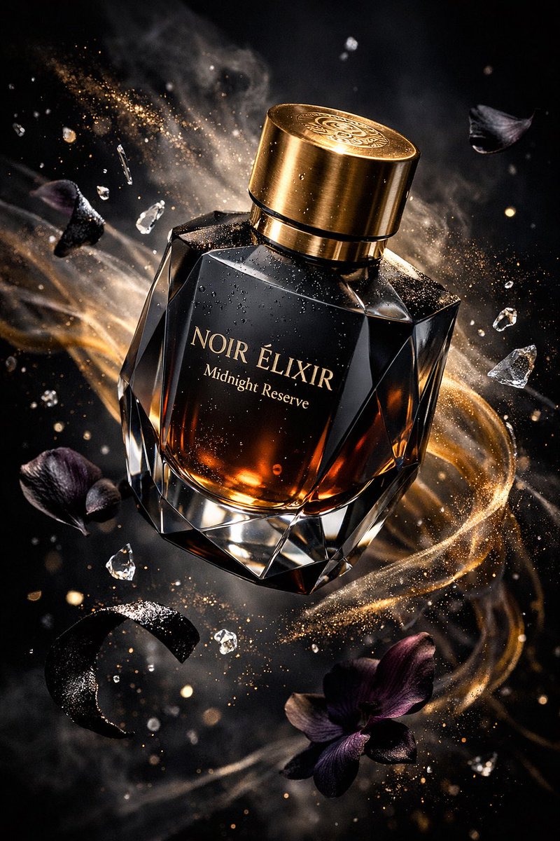 GPT-Image-2 Prompt Example - Noir Elixir Perfume Ad