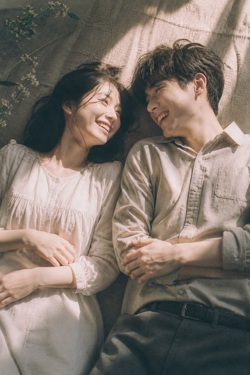 Cinematic Top-Down Couple Portrait
