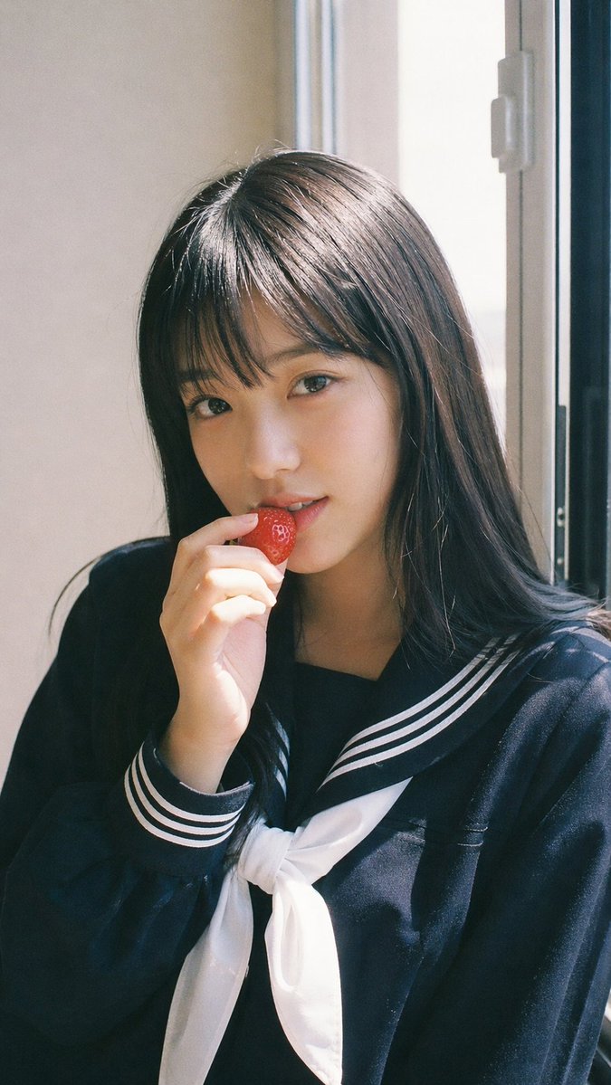 Fujifilm Strawberry School Portrait