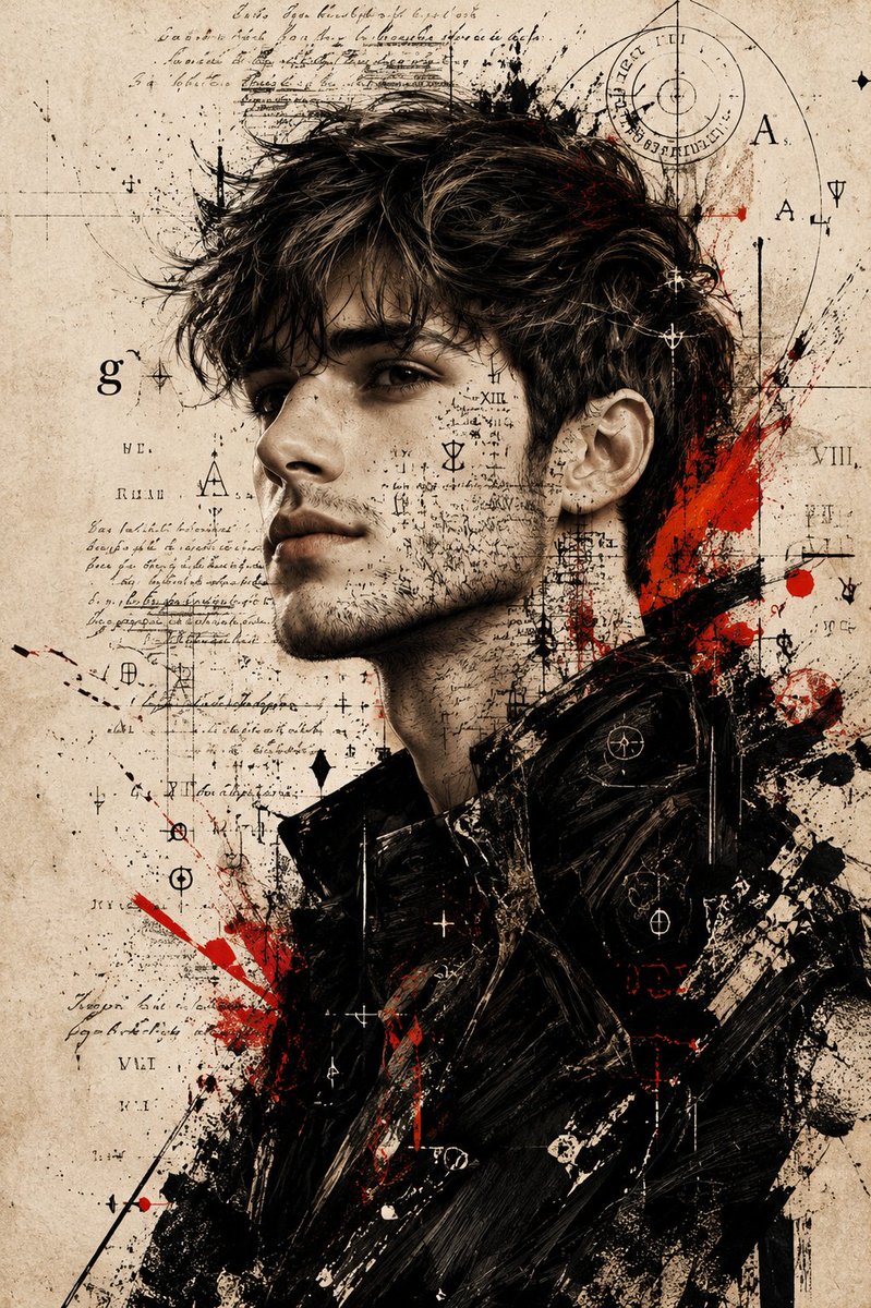 GPT-Image-2 Prompt Example - Ink Glyph Portrait