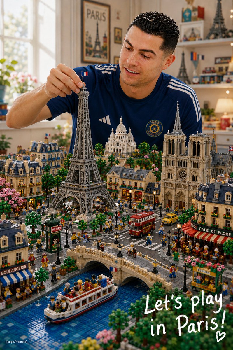 GPT-Image-2 Prompt Example - LEGO Miniature City Editorial