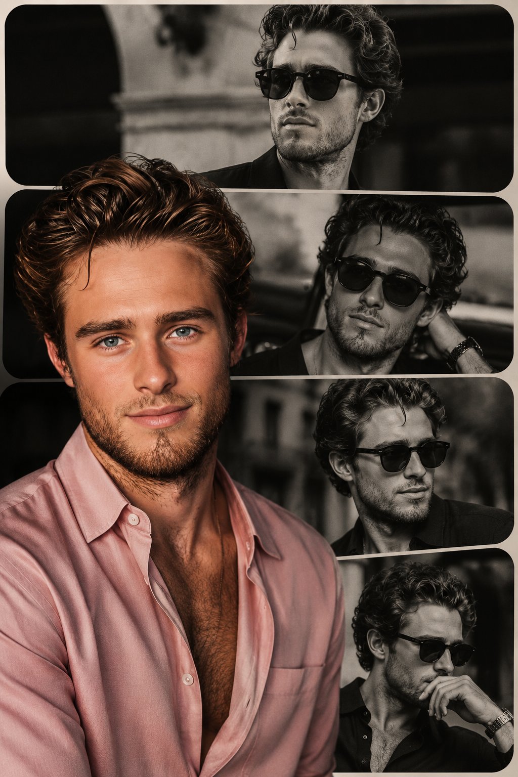 GPT-Image-2 Prompt Example - Portrait Collage Film Strip Poster