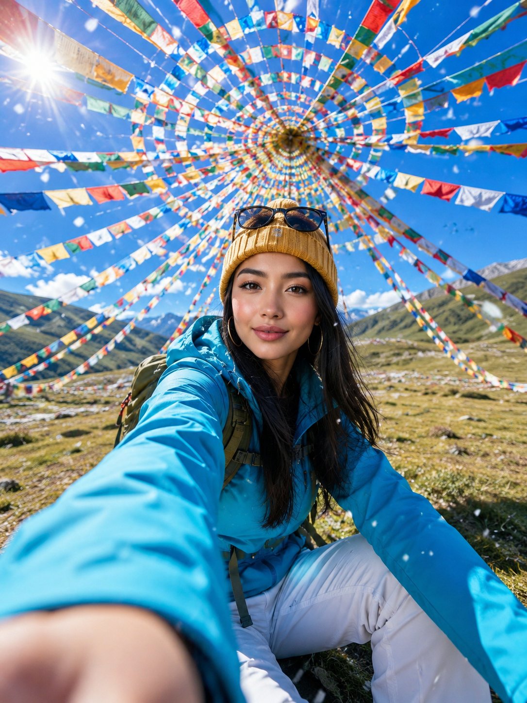 GPT-Image-2 Prompt Example - Travel Selfie Portrait Reference