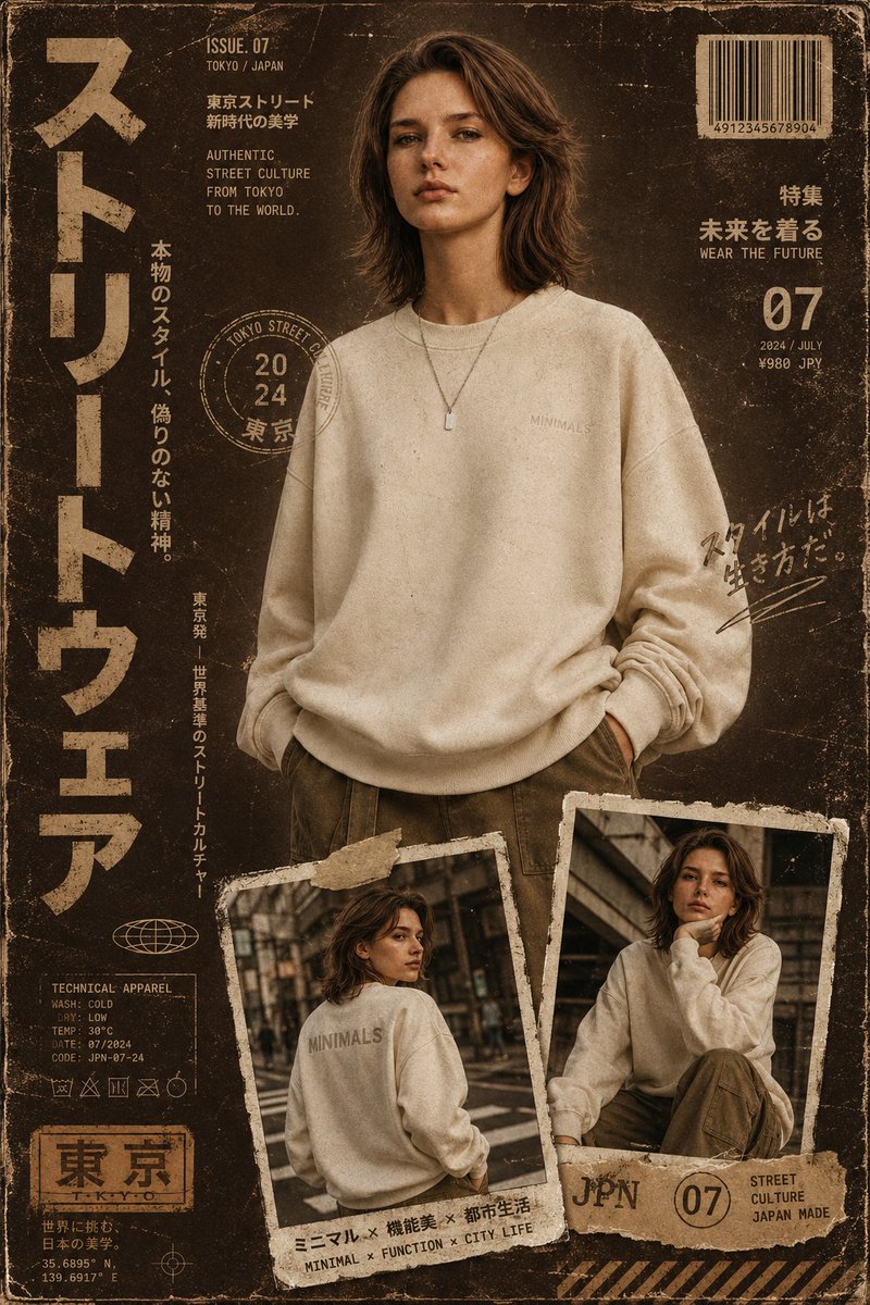 GPT-Image-2 Prompt Example - Streetwear Magazine Cover Portrait