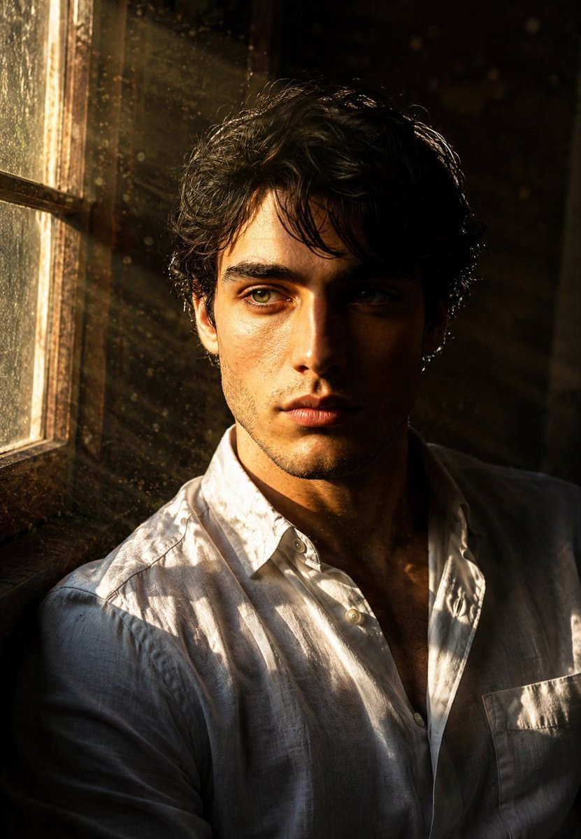GPT-Image-2 Prompt Example - Window-Light Cinematic Portrait