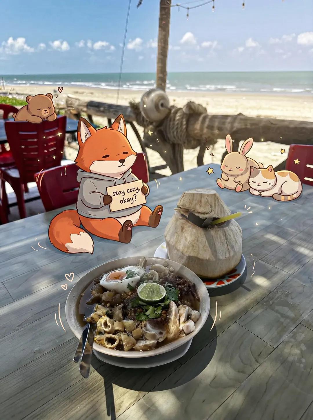 GPT-Image-2 Prompt Example - Food Photography with Doodle Characters