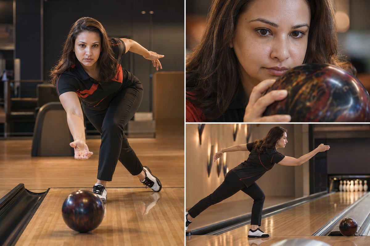 Luxury Bowling Editorial Collage