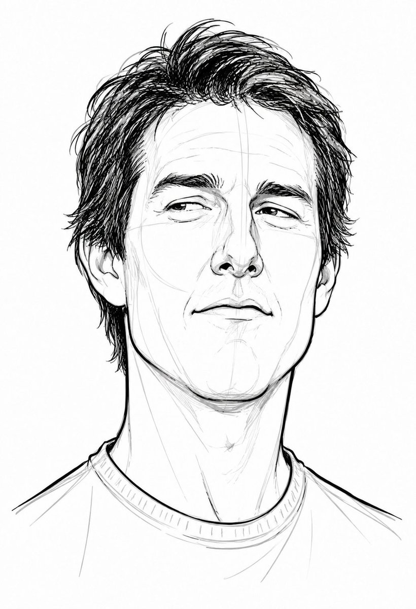 GPT-Image-2 Prompt Example - Monochrome Caricature Portrait Sheet