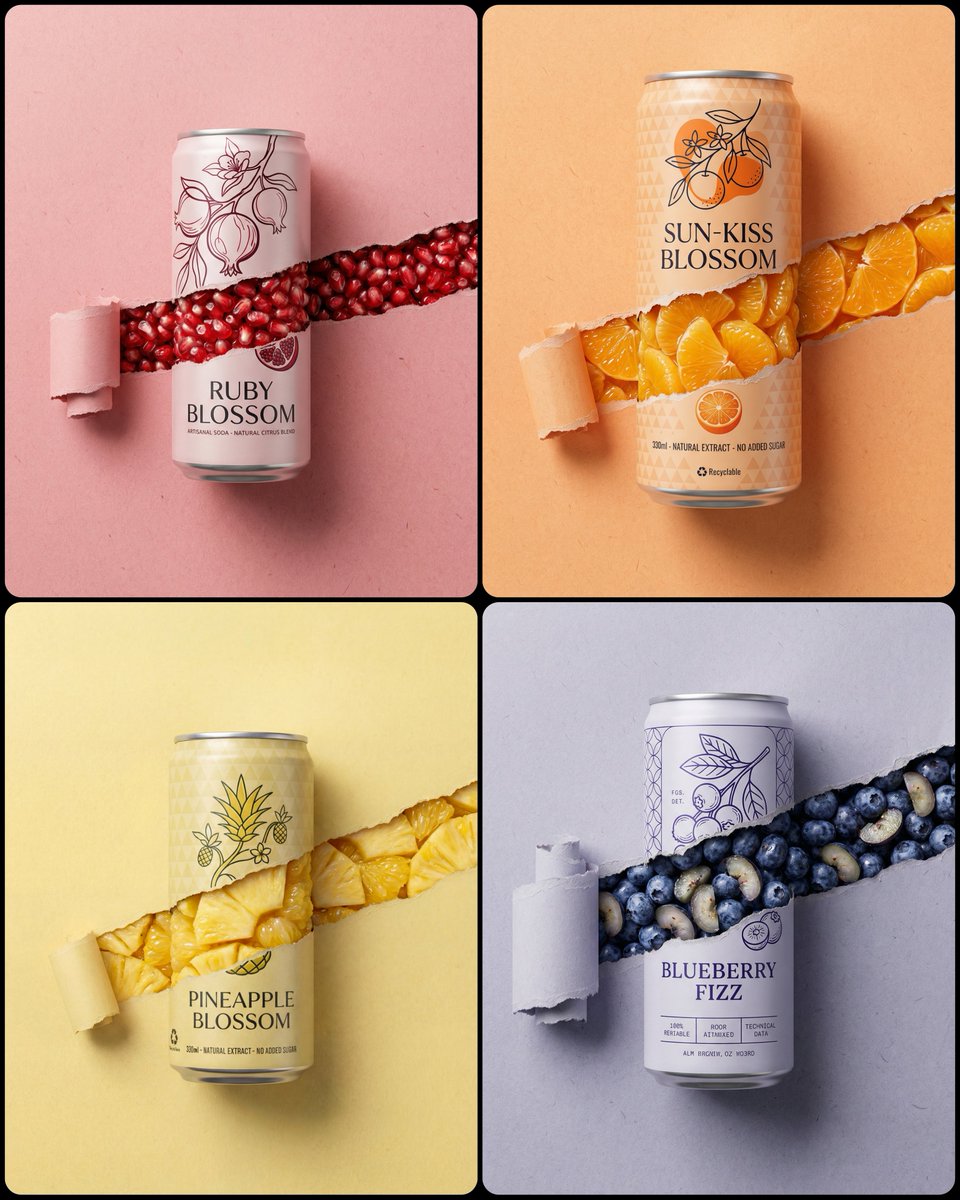 GPT-Image-2 Prompt Example - Torn Soda Can Fruit Ad