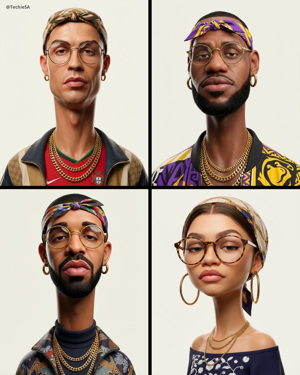 GPT-Image-2 Prompt Example - Avant-Garde 3D Caricature Portrait