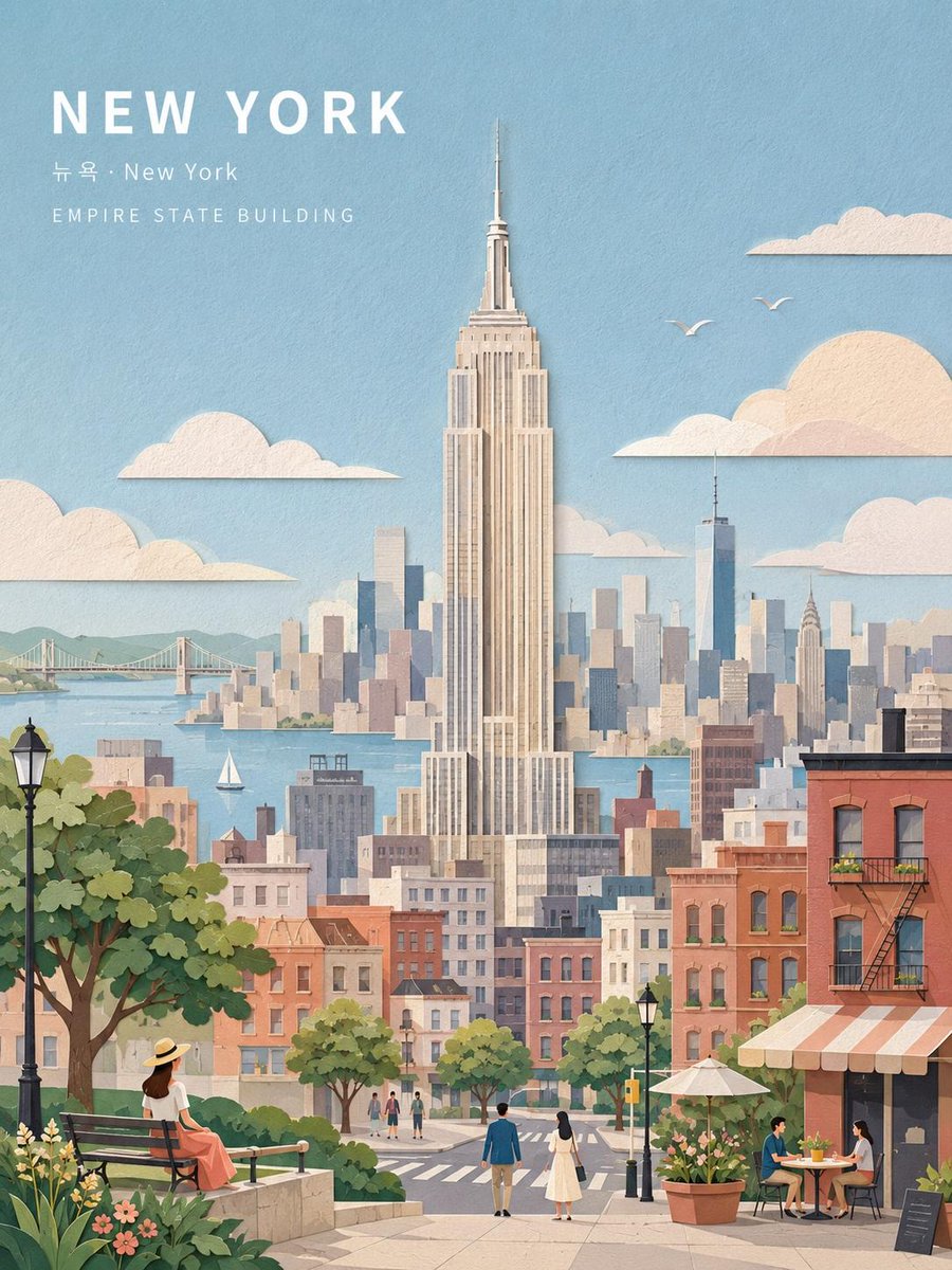 GPT-Image-2 Prompt Example - Pastel Paper-Collage Travel Poster