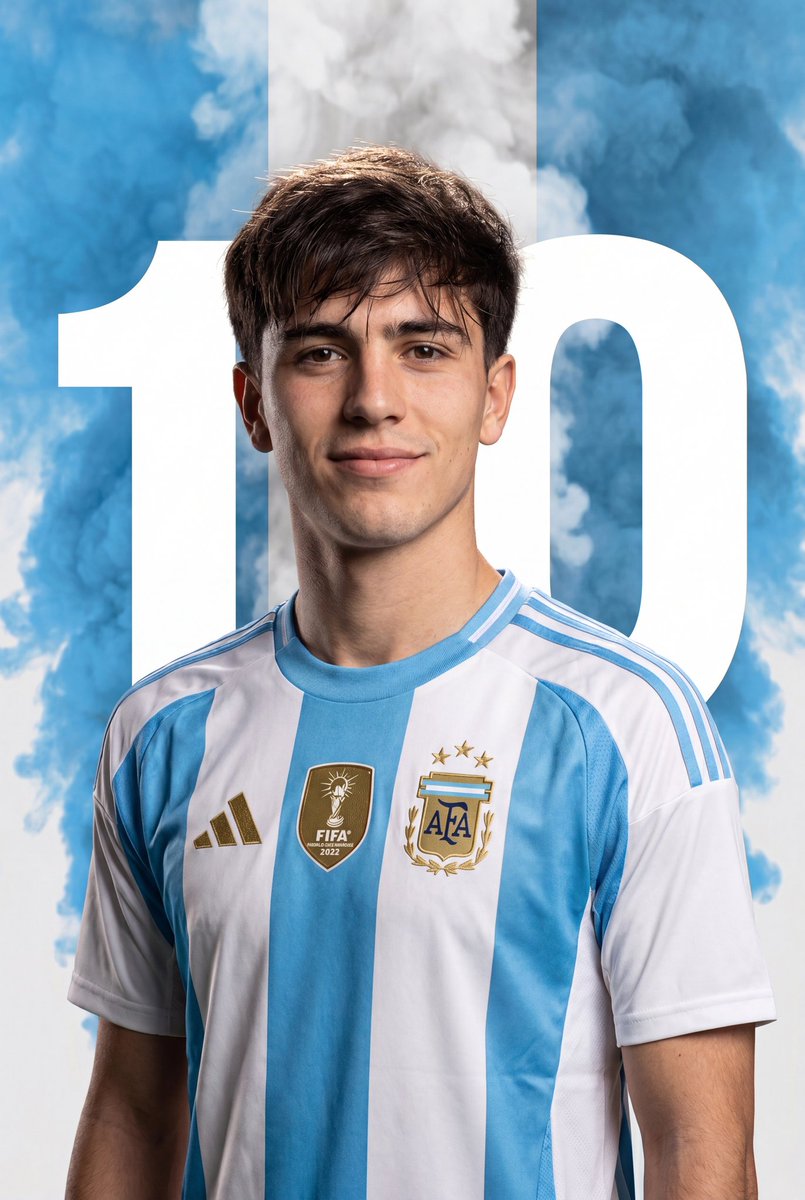 GPT-Image-2 Prompt Example - Argentina Number 10 Sports Poster