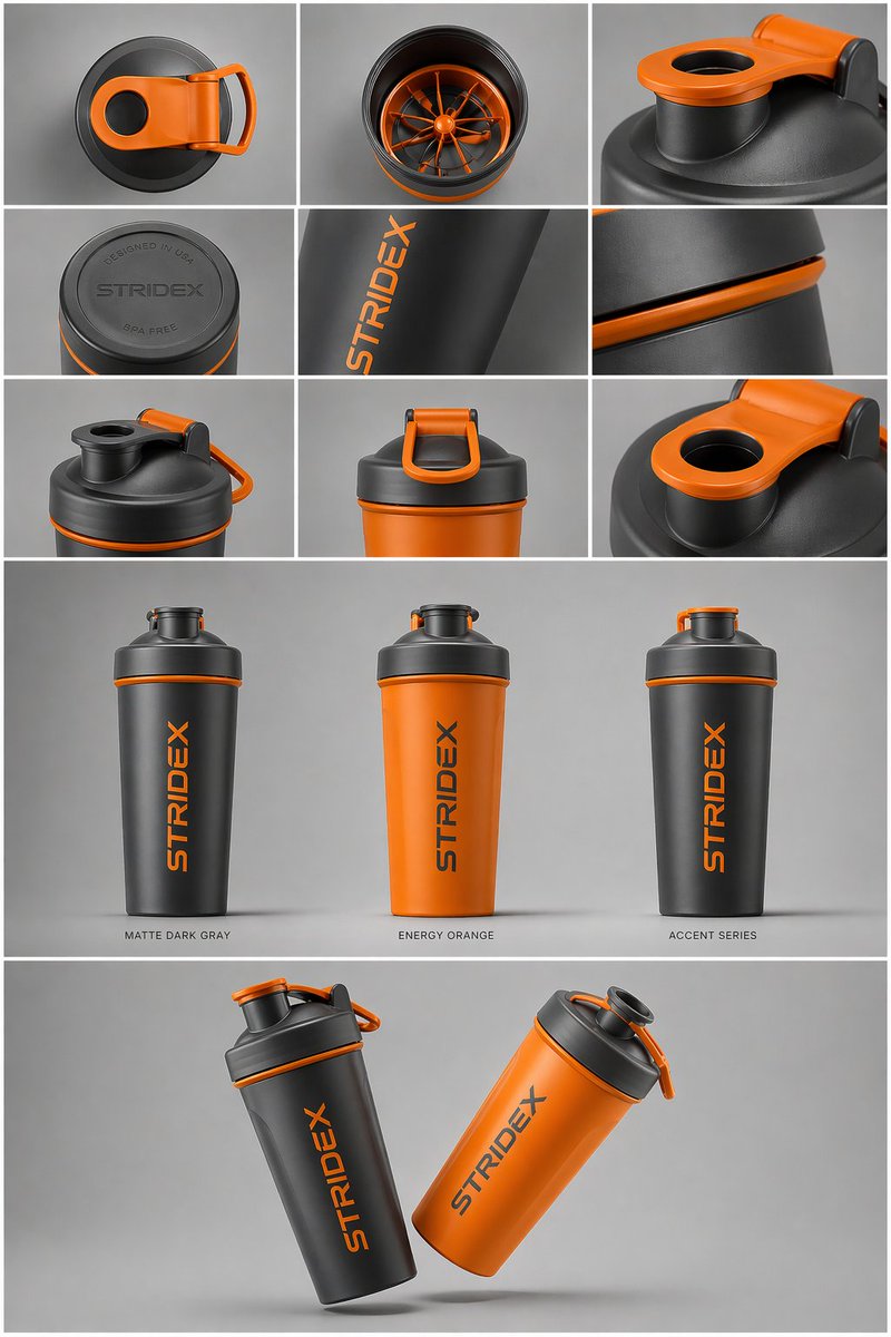 E-commerce Main Image - Industrial Design Presentation Sheet generated image example