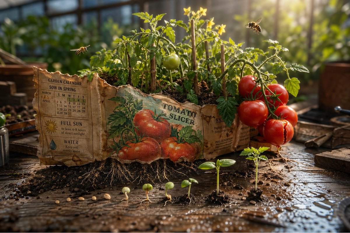 Magical Seed Packet Diorama generated image example