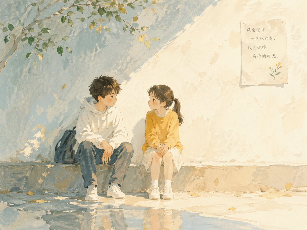 儿童绘本水彩插画