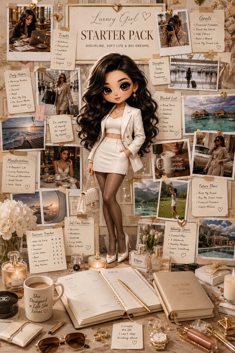 Luxury Starter Pack Vision Board