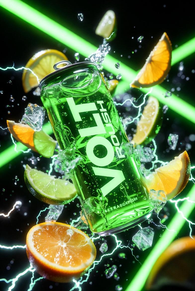 GPT-Image-2 Prompt Example - VOLT Rush Citrus Burst