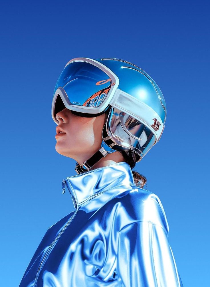 GPT-Image-2 Prompt Example - Chrome Visor Side Profile