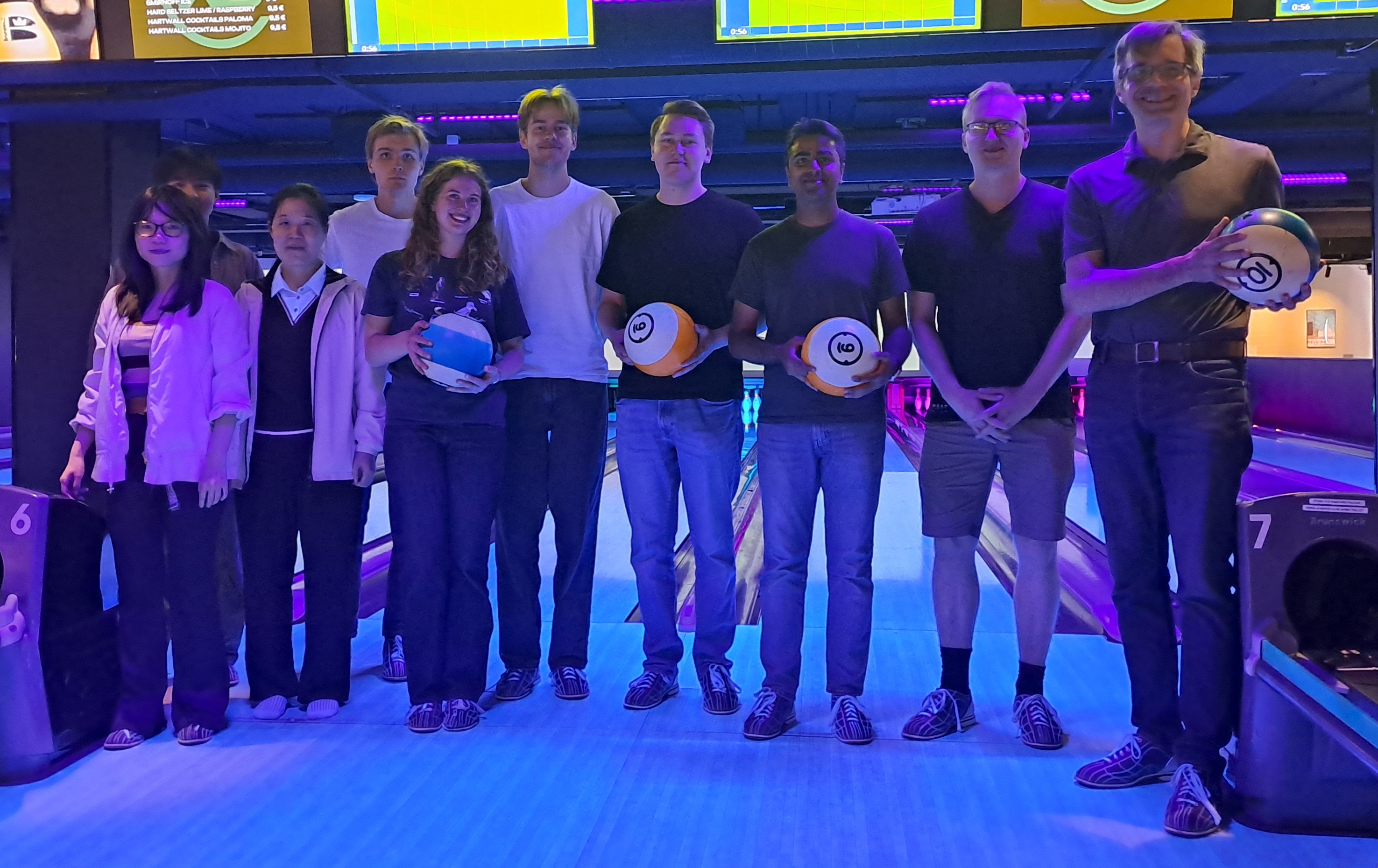 Team bowling night