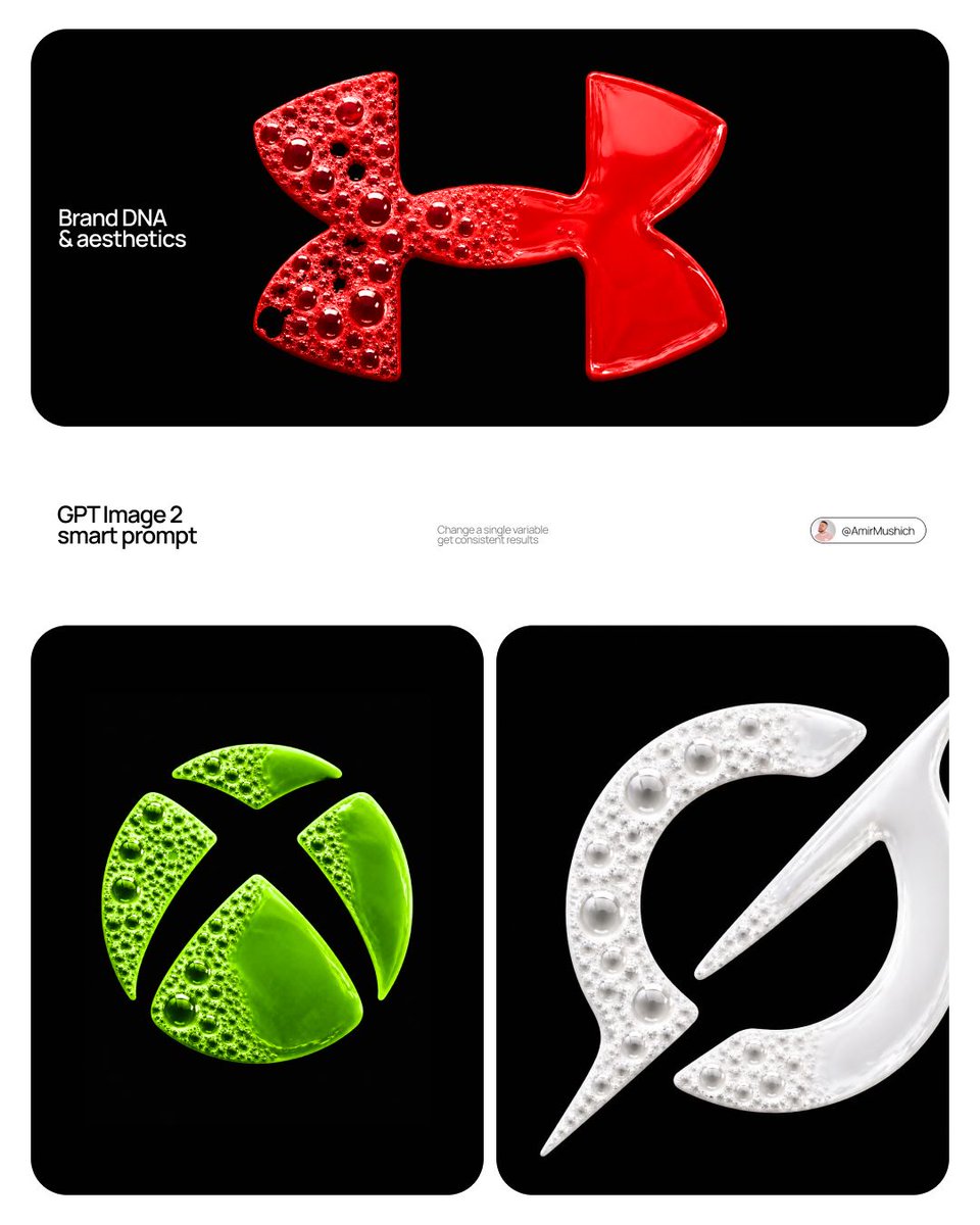 GPT-Image-2 Prompt Example - Fluorescent Foam Logo Hero