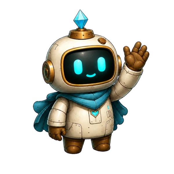 The ExoJS companion, a small waving robot