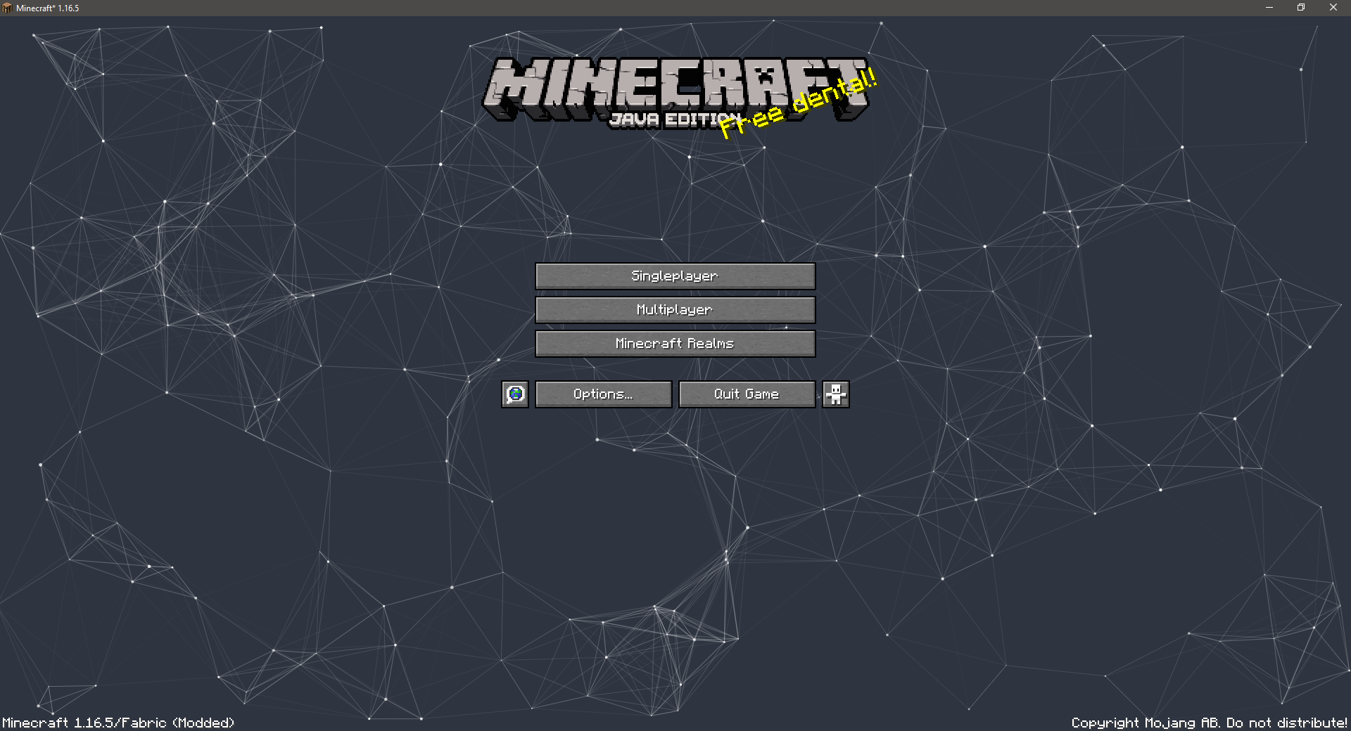 Menu Screenshot