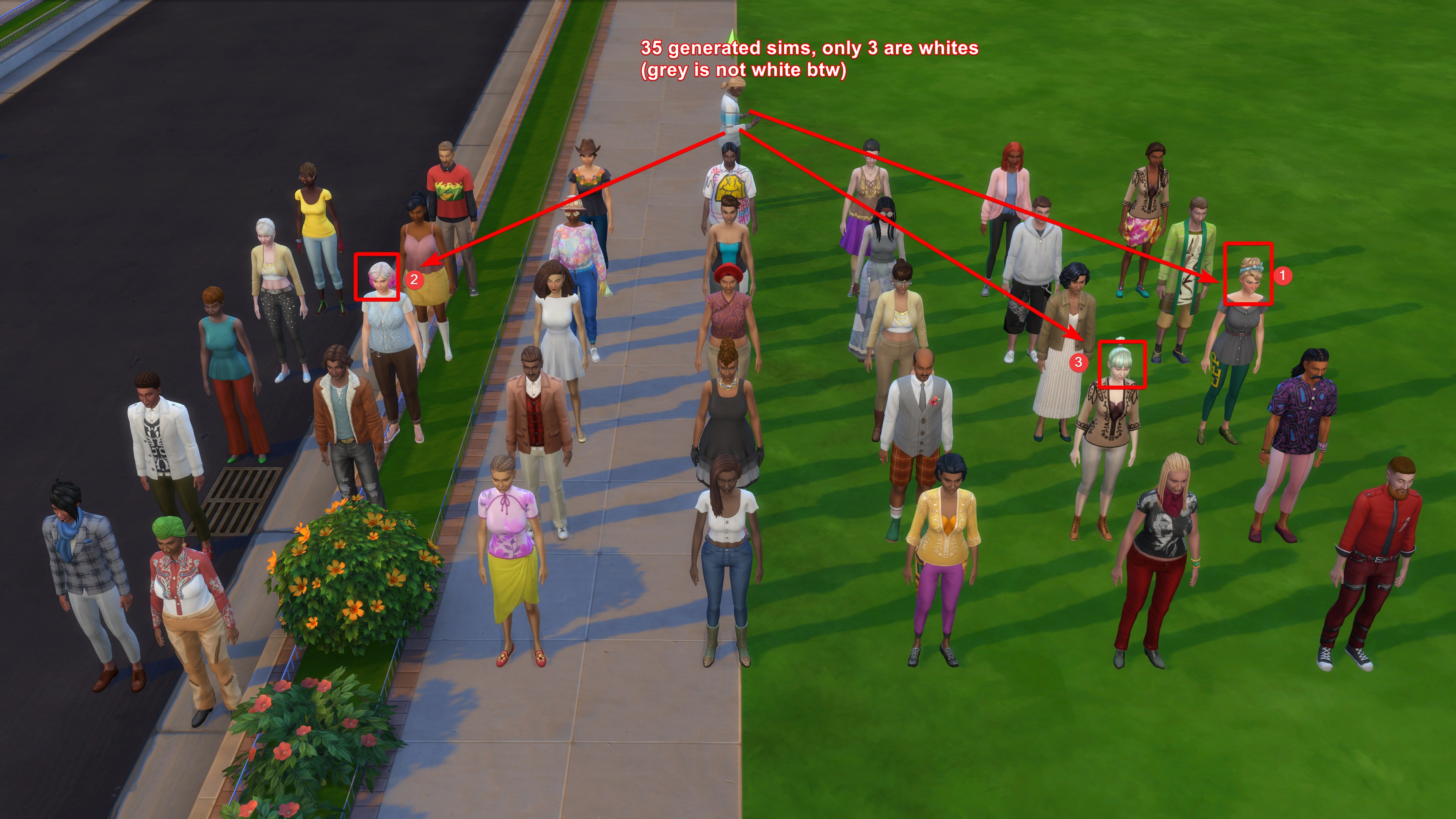 35 vanilla generated adults