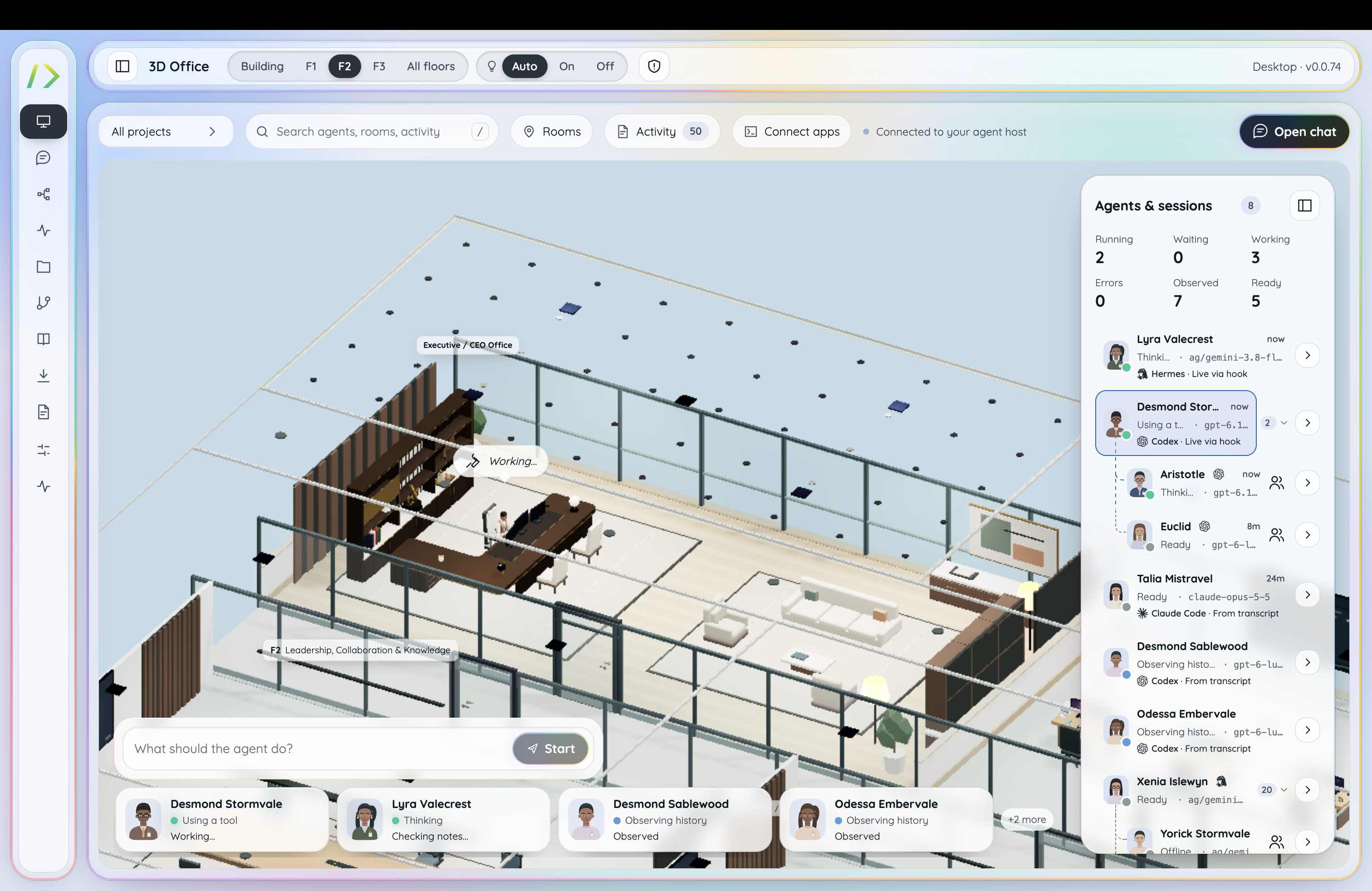 Extalia Interactive Floor Workspaces