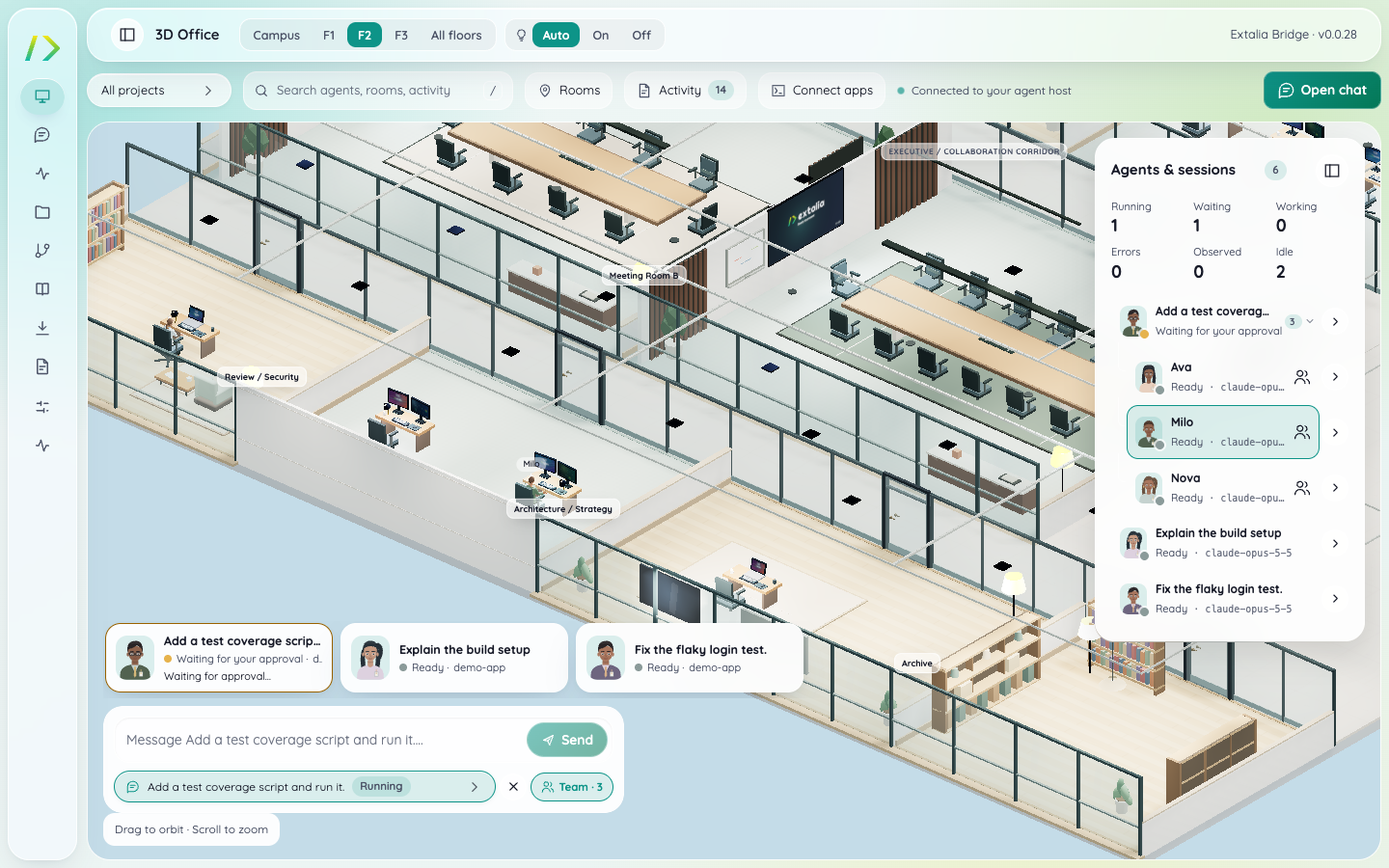 Multi-Floor Workforce and Team Pods