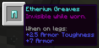 Etherium Greaves