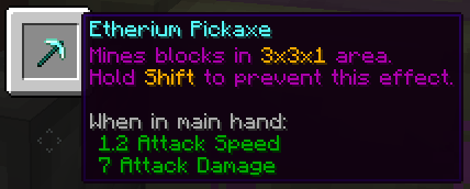 Etherium Pickaxe