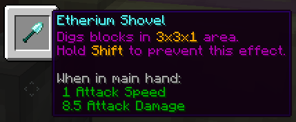 Etherium Shovel