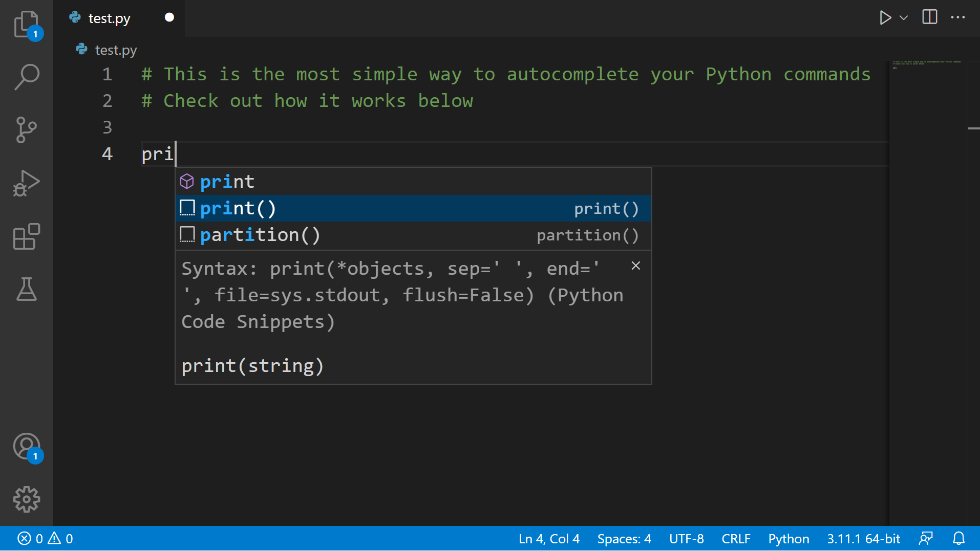 python-snippets-lite-visual-studio-marketplace