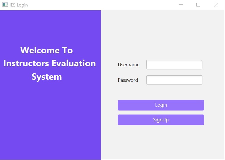 Login - Screen