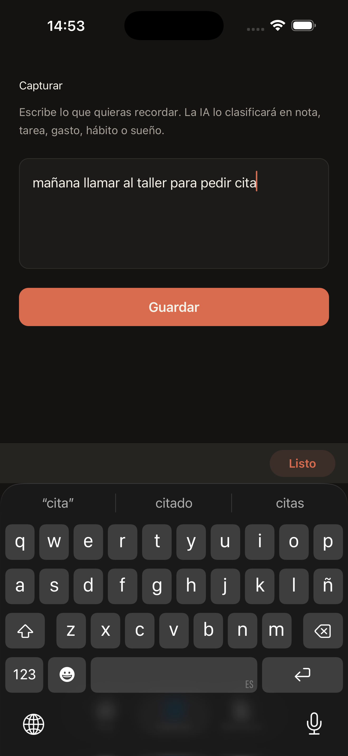 Pantalla Capture de CoreOS