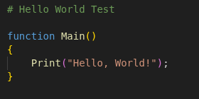 Hello World Sample