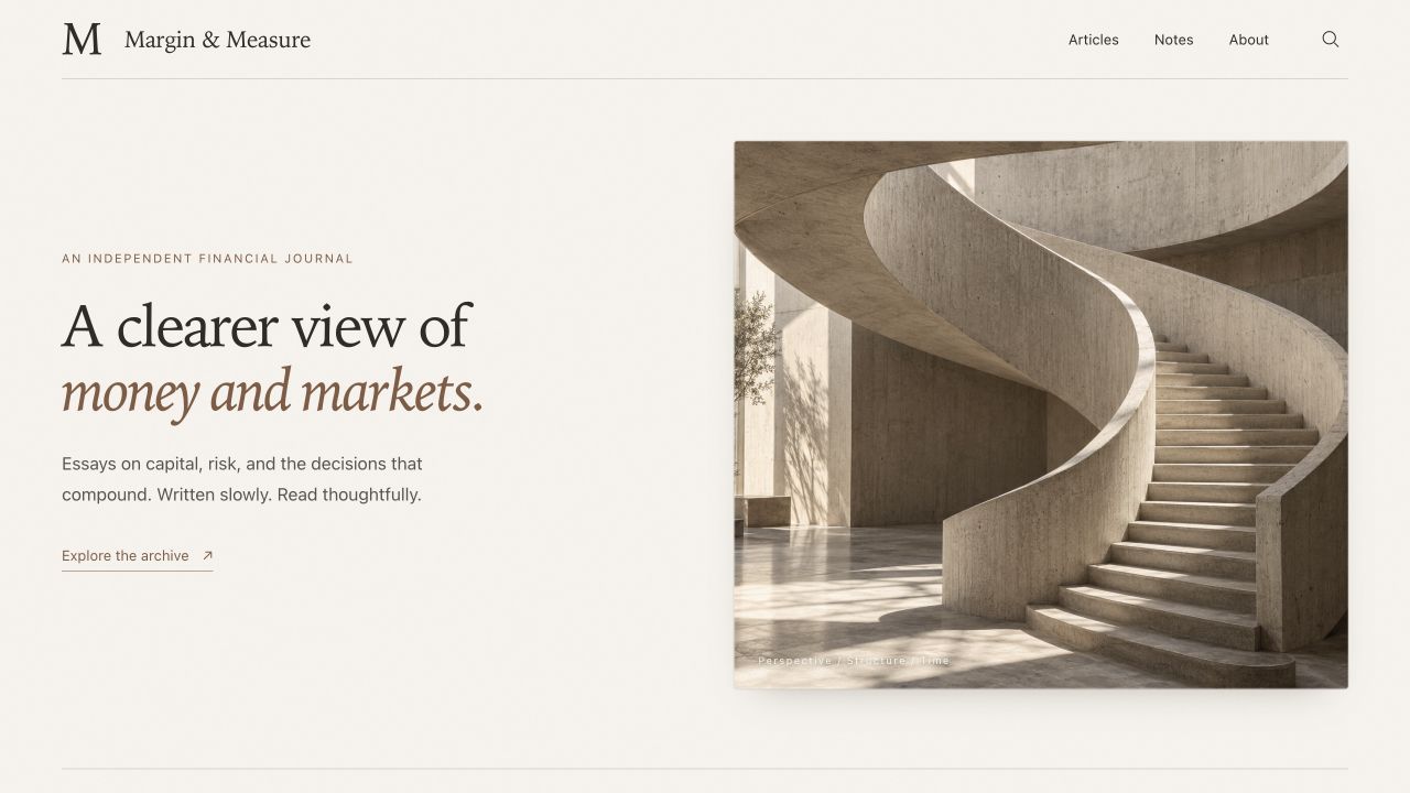 editorial-blog-template 的网站界面截图