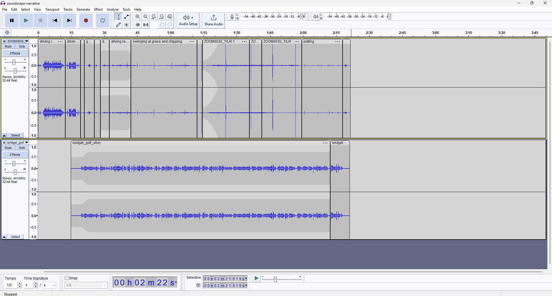 Audacity Tracks and Audio Effects