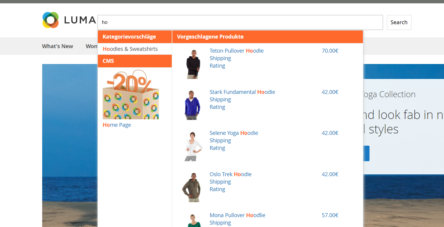 Example Suggest Result