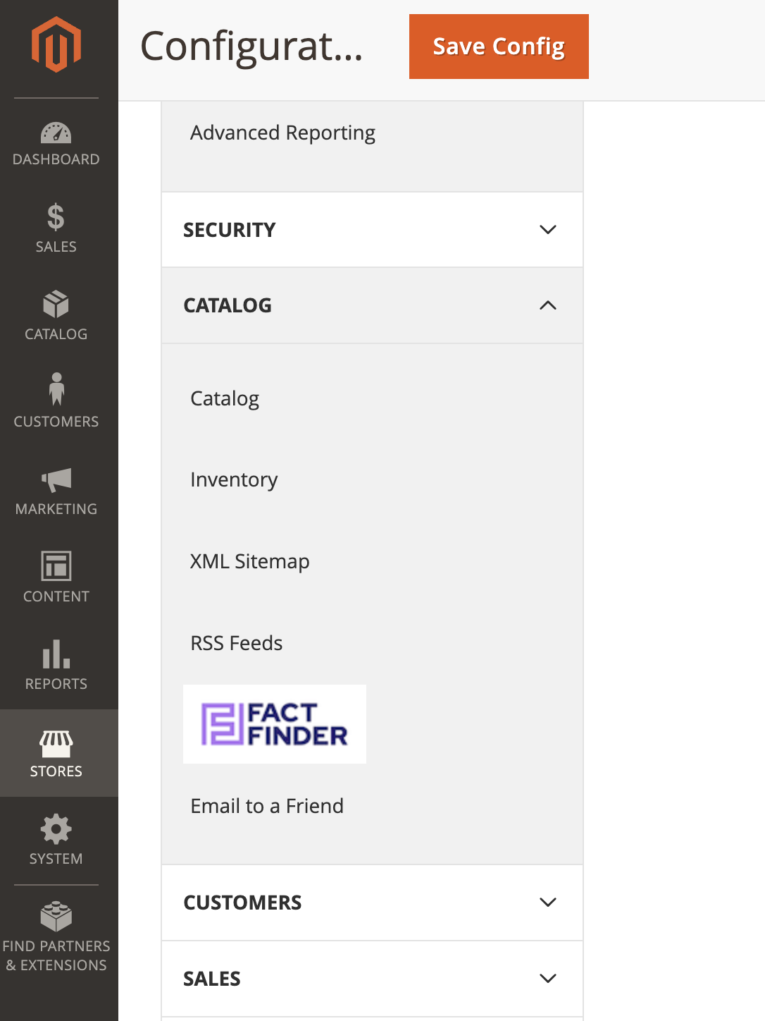 Module configuration Module configuration
