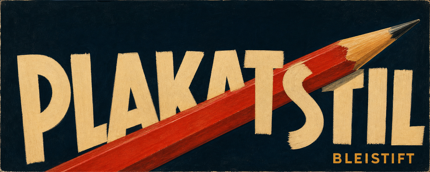 Plakatstil 实物海报
