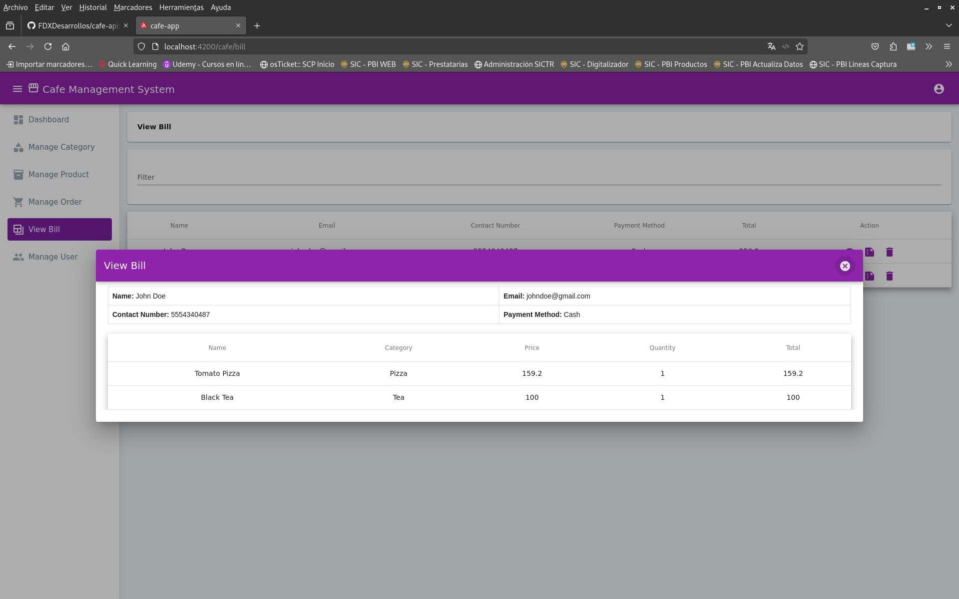 GitHub - FDXDesarrollos/cafe-app: Cafe Management System (Angular ...
