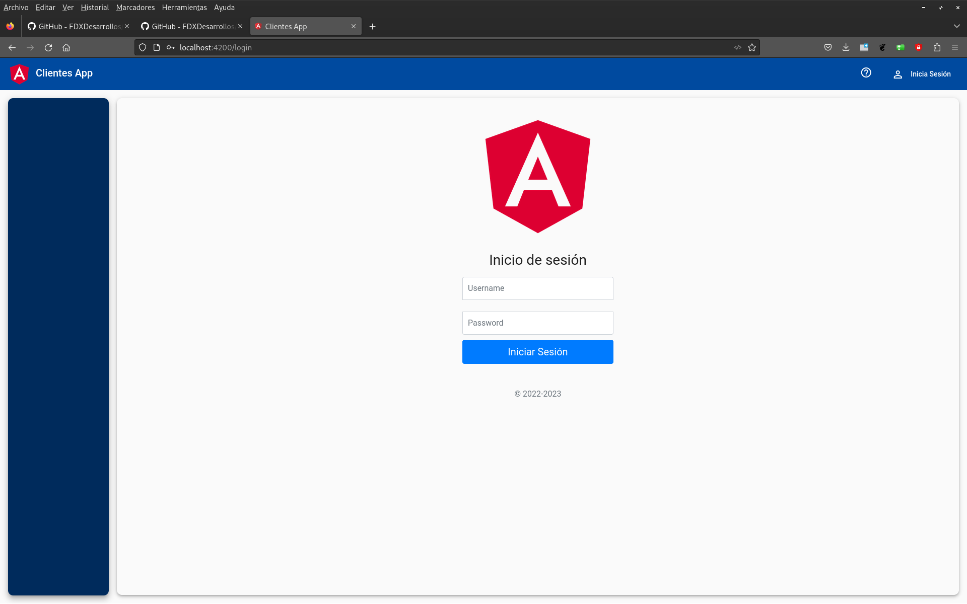 GitHub - FDXDesarrollos/clientes-app: Aplicación FrontEnd de Clientes y ...