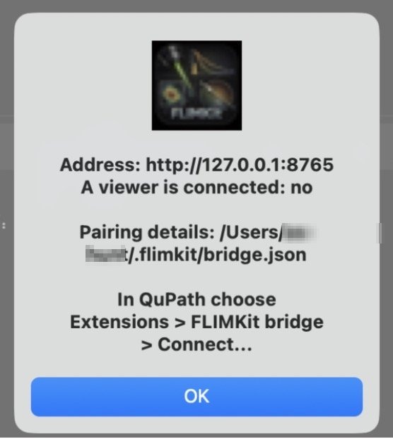 Tools > FLIMKit Bridge...