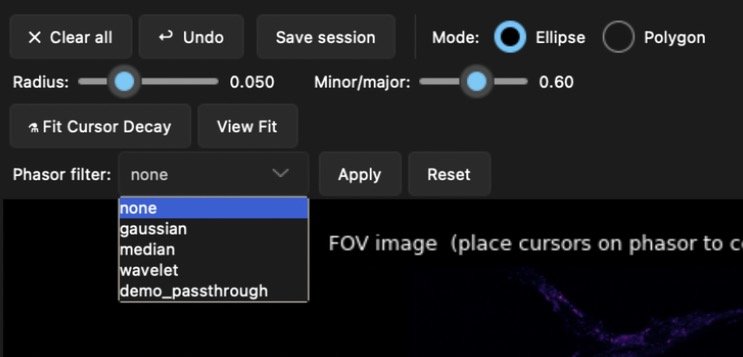 Plugin filter in the phasor filter list