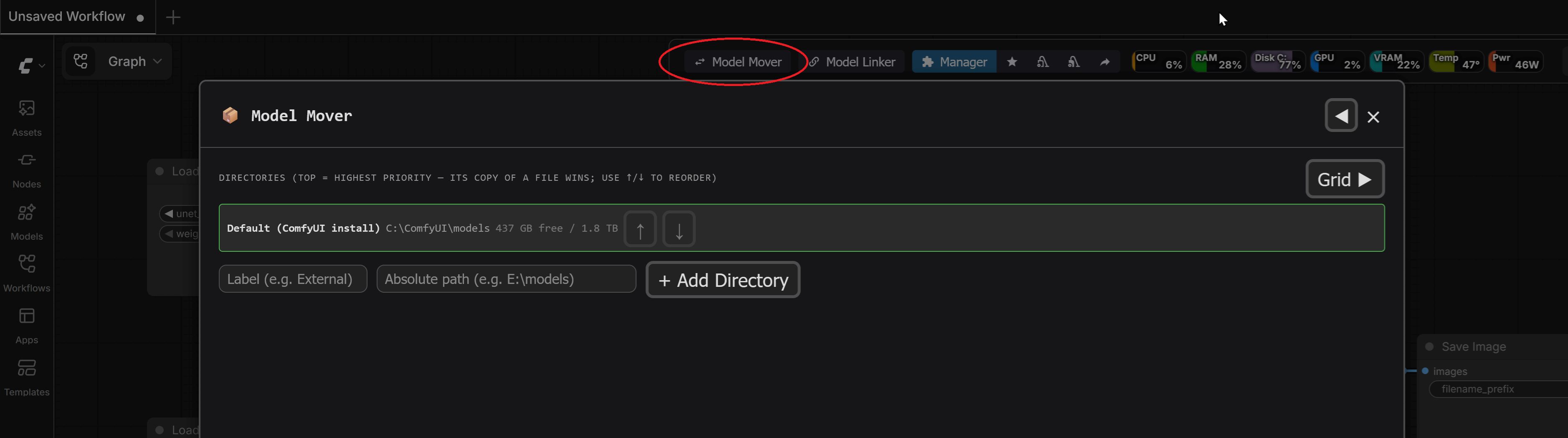First Launch & Directory Setup